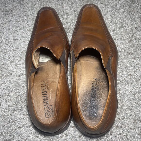 Spatarella Italy Vero Cuoio Men Leather Shoes EU 42 US 9 - Picture 8 of 9